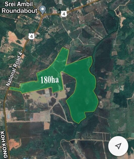 Big Land for sale at along National Road 4 khmerasset